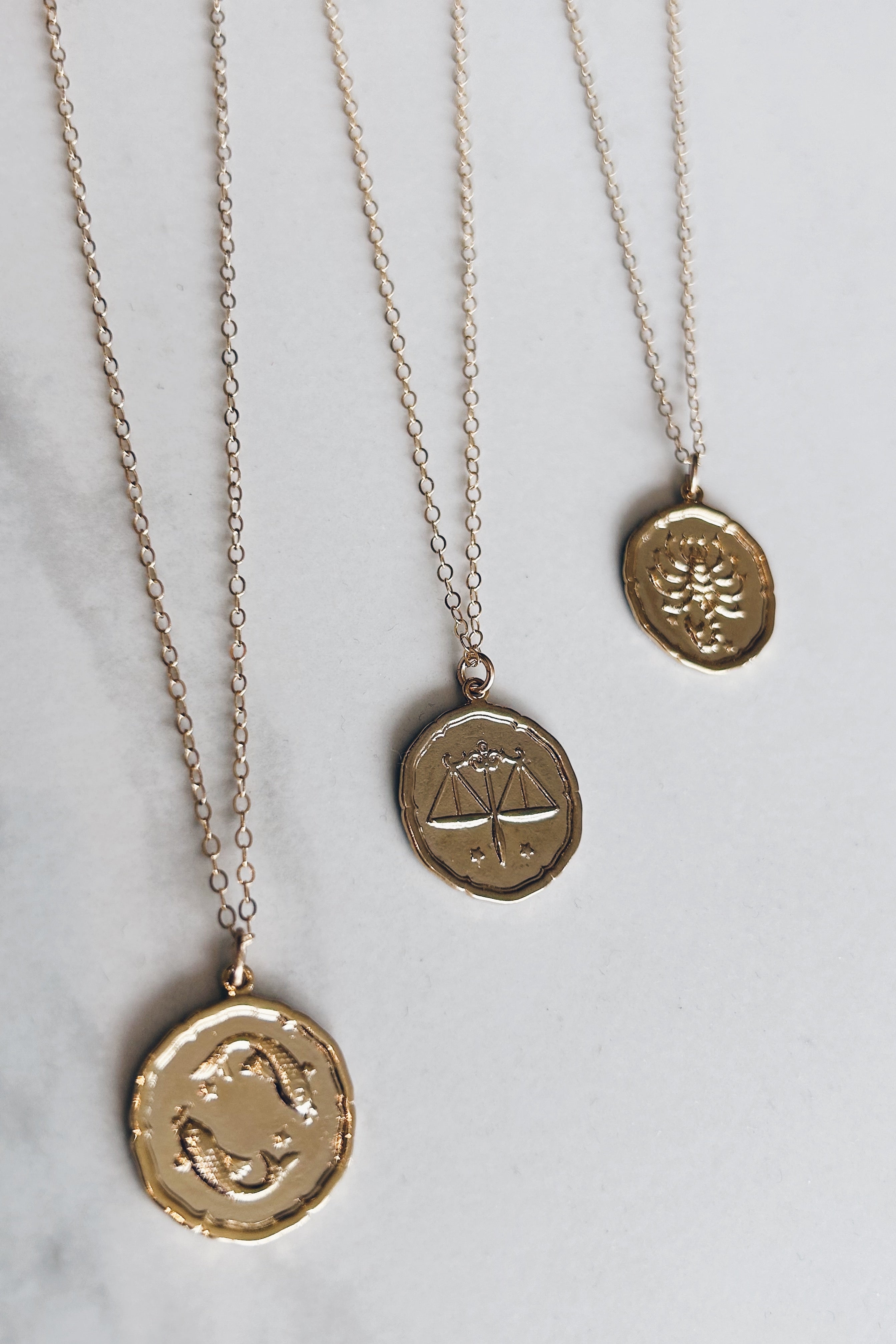 Zodiac Coin Necklace – Twig & Willow